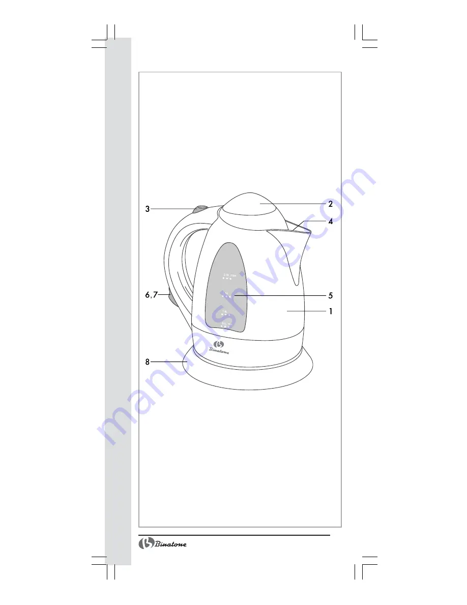 Binatone CEJ-3300 Instruction Manual Download Page 2