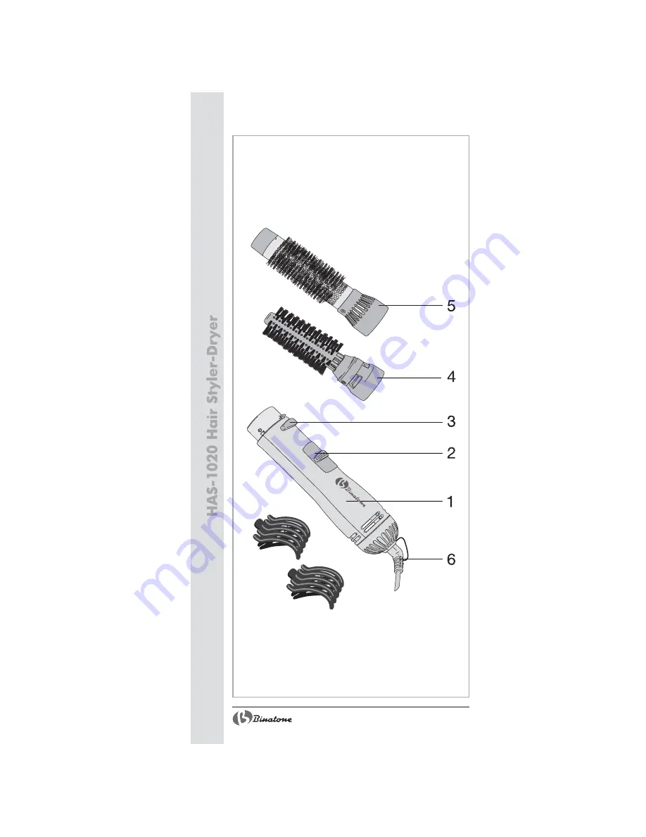 Binatone HAS-1020 Скачать руководство пользователя страница 2