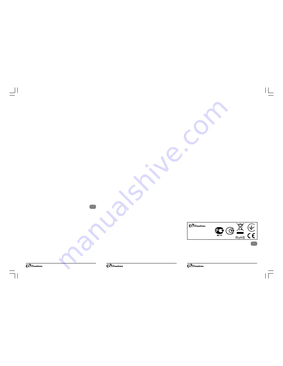 Binatone MEJ-3070 Instruction Manual Download Page 2