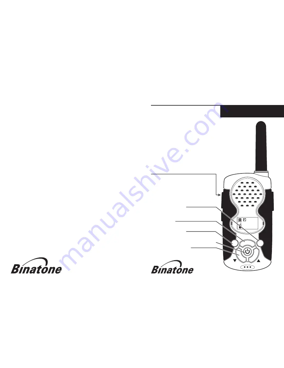 Binatone MR600 Twin Скачать руководство пользователя страница 1