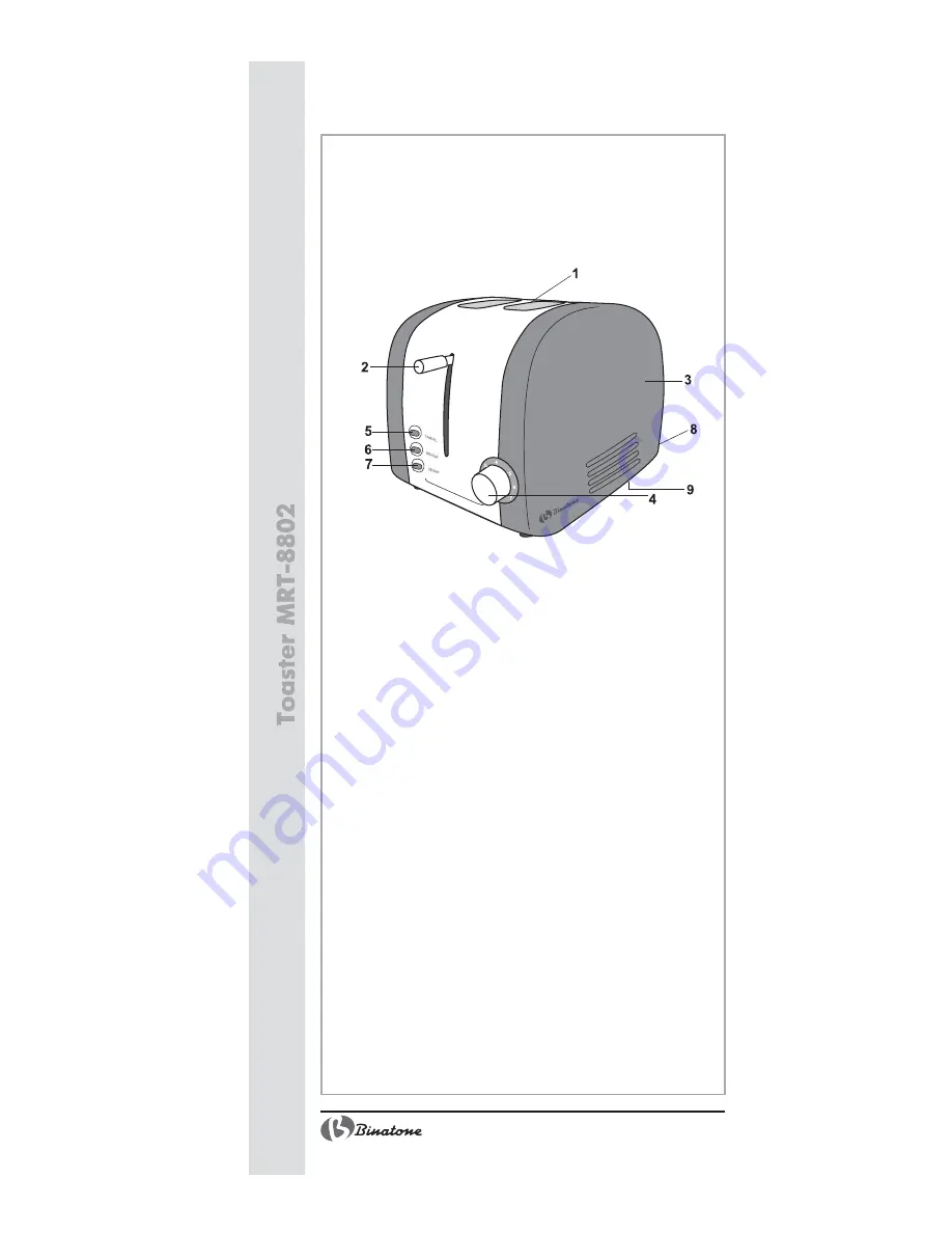 Binatone MRT-8802 Instruction Manual Download Page 2