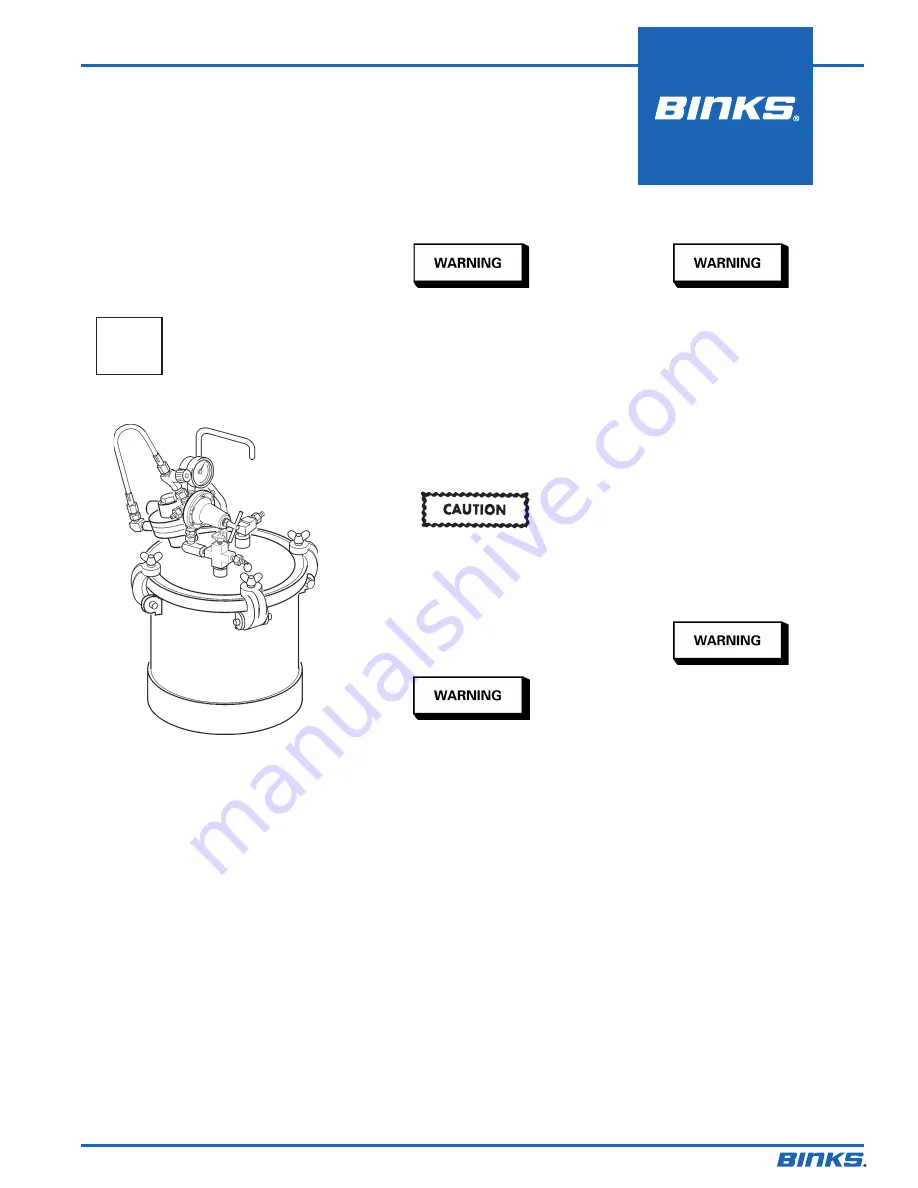 Binks 83C Service Manual Download Page 1