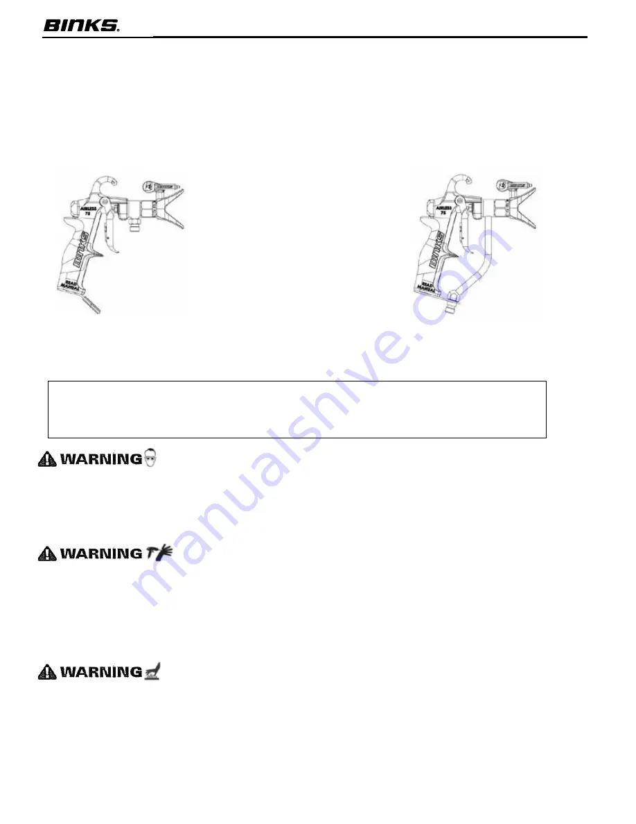 Binks Airless 75 Manual Download Page 34