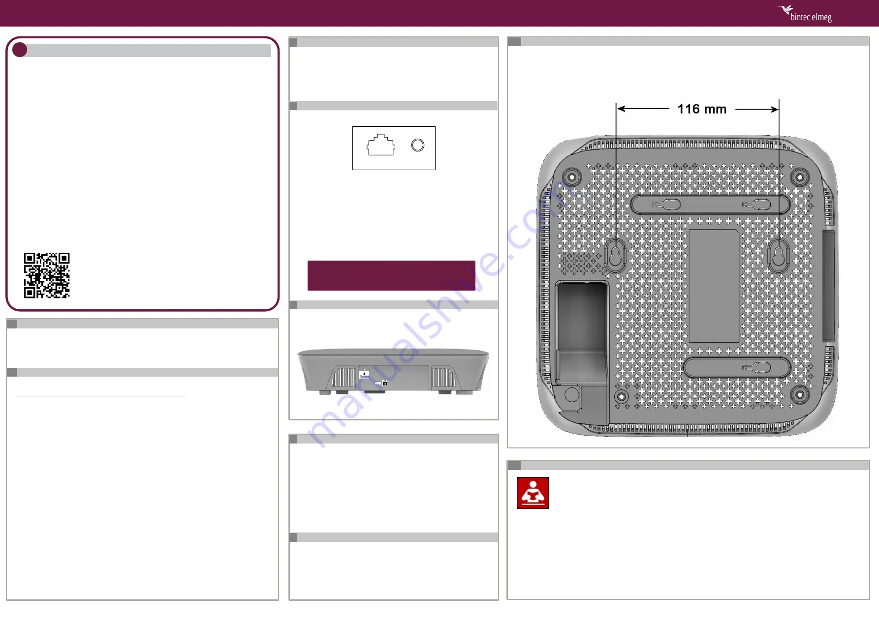 bintec elmeg W2022ax Quick Start Manual Download Page 1