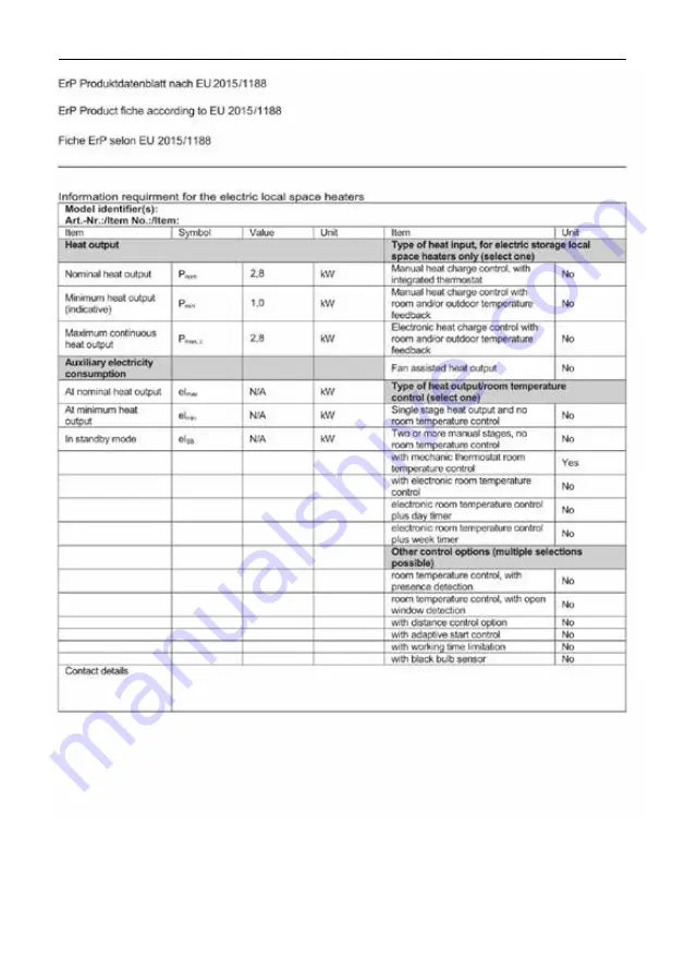 Bio Green PHOENIX PHX 2.8 Installation And Operating Instruction Download Page 27