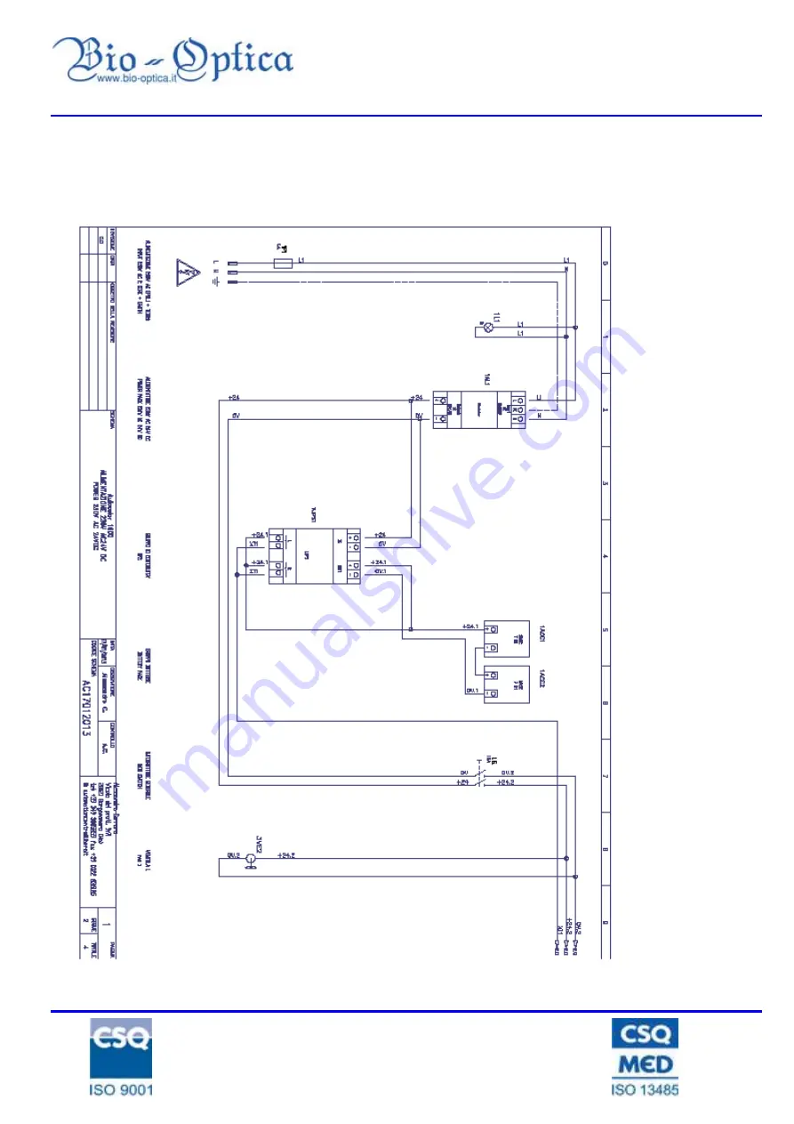 Bio-Optica AUS124 User And Service Manual Download Page 34