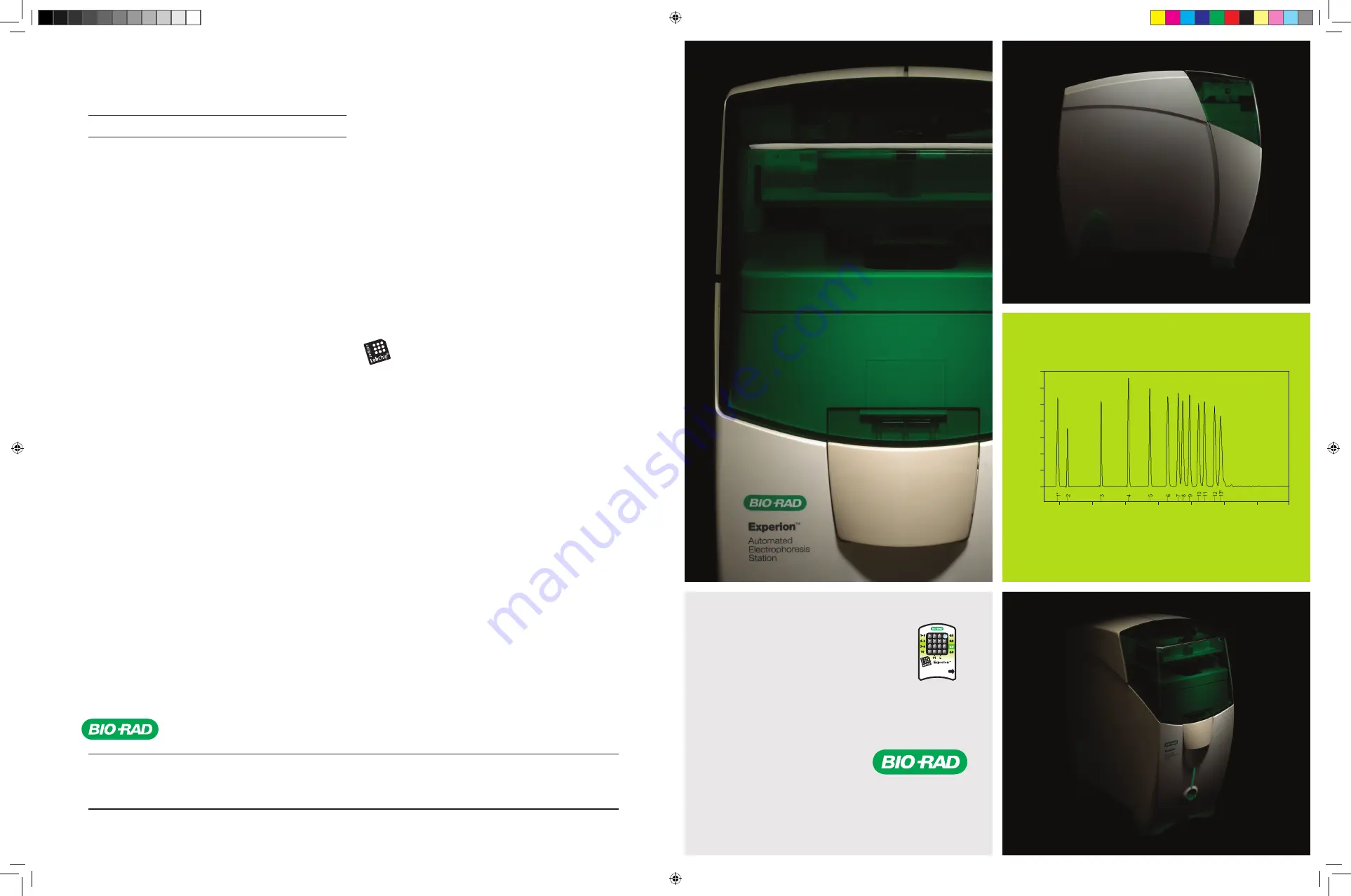 BIO RAD Experion DNA 12K analysis kits Скачать руководство пользователя страница 1