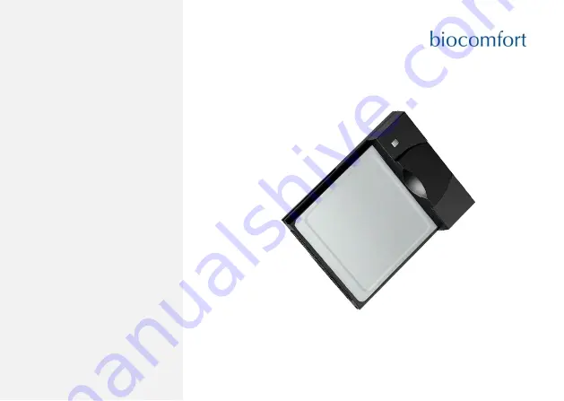 Biocomfort CFC105 User Manual Download Page 1