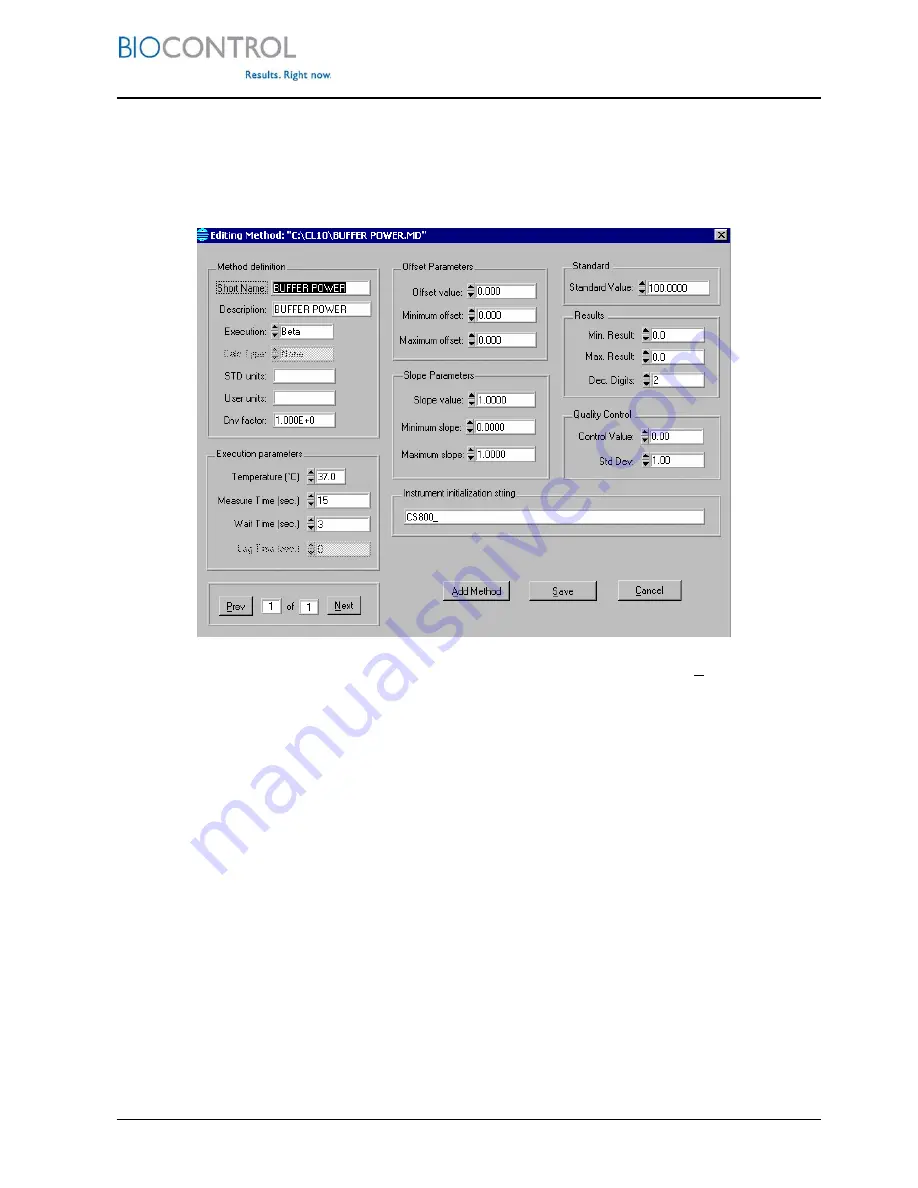 Biocontrol CL-10 Plus User Manual Download Page 19