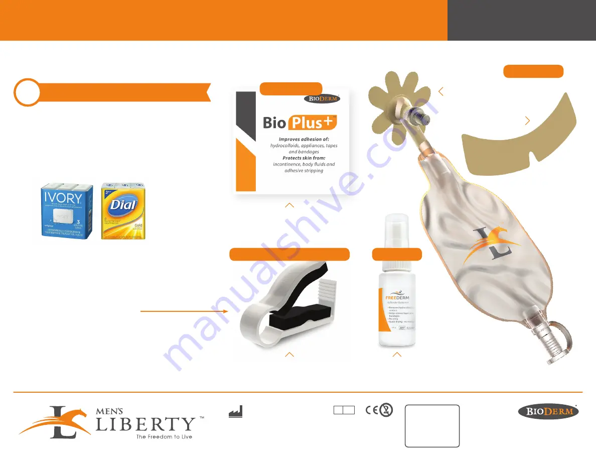 BioDerm Men's Liberty BioPlus+ Instructions For Use Download Page 1