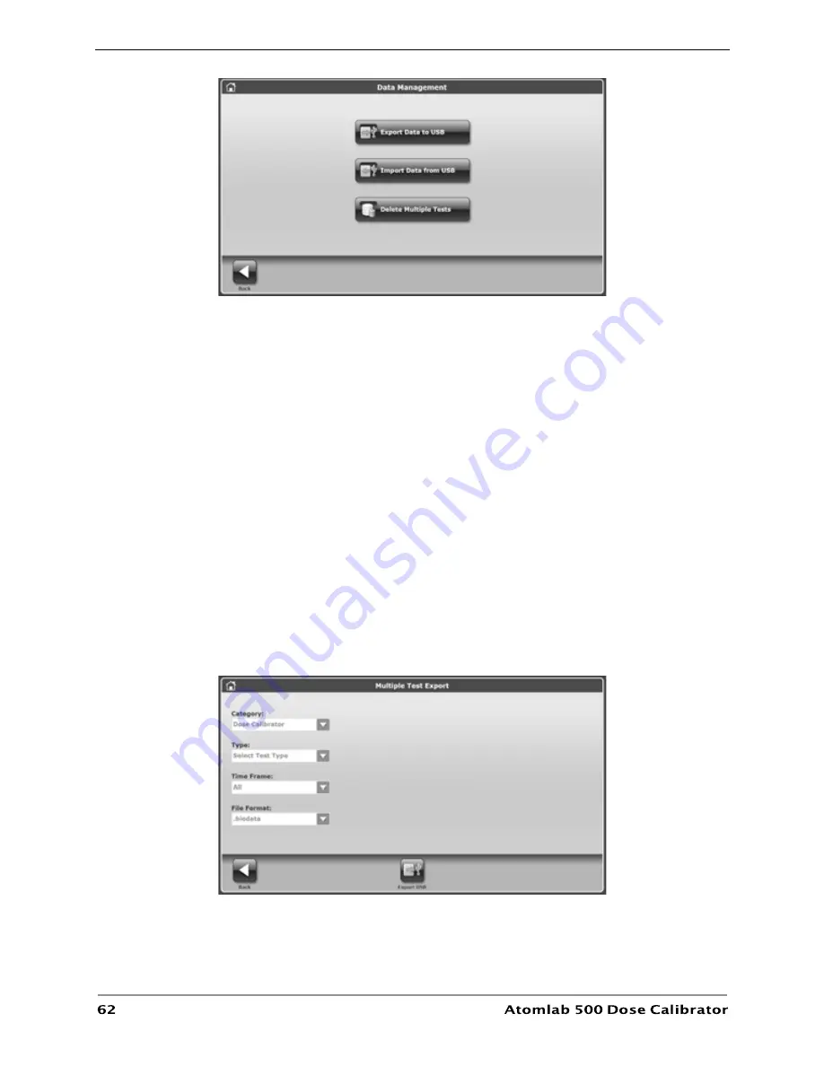 biodex ATOMLAB 500 Operation And Service Manual Download Page 62