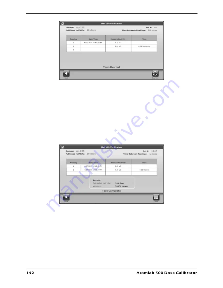 biodex ATOMLAB 500 Operation And Service Manual Download Page 142