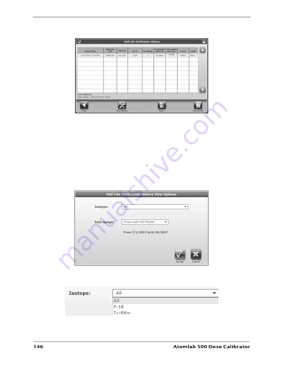 biodex ATOMLAB 500 Operation And Service Manual Download Page 146