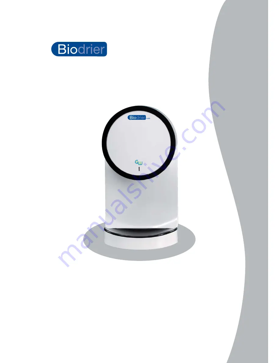 Biodrier G-Wave Manual Download Page 1