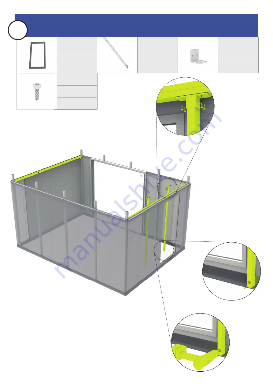 Biohort Glass Element CasaNova Assembly Manual Download Page 2