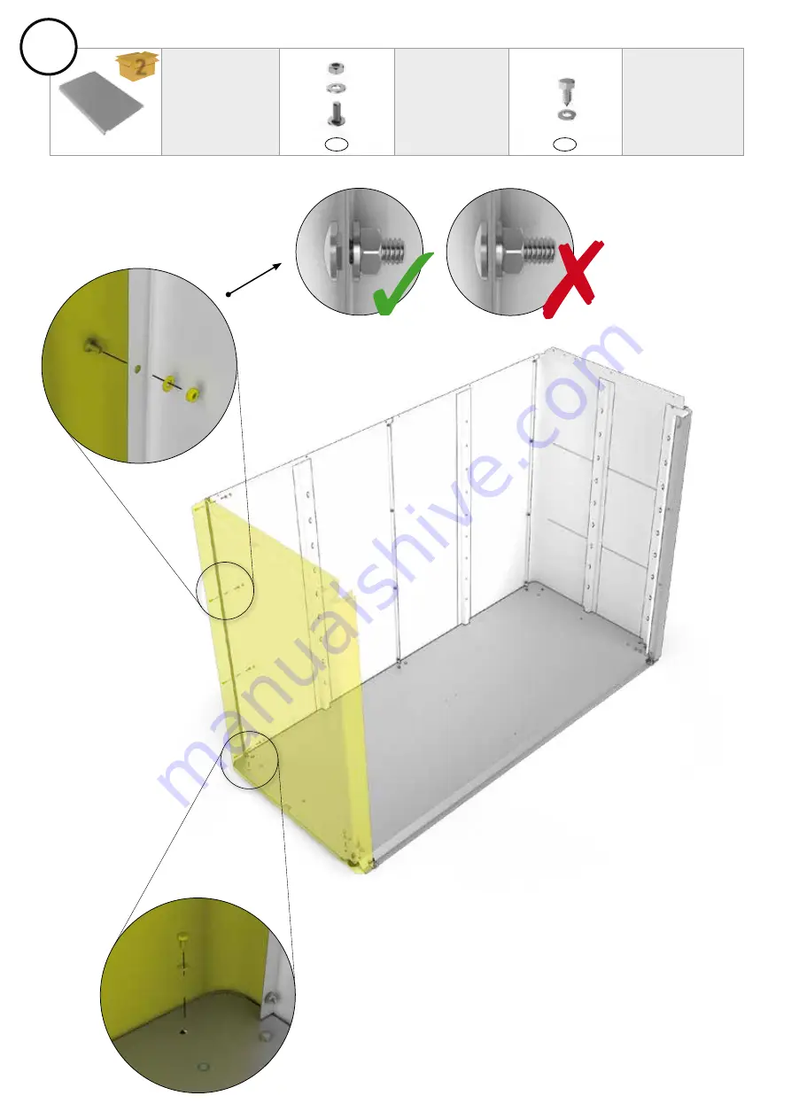 Biohort HighBoard 160 Assembly Manual Download Page 7