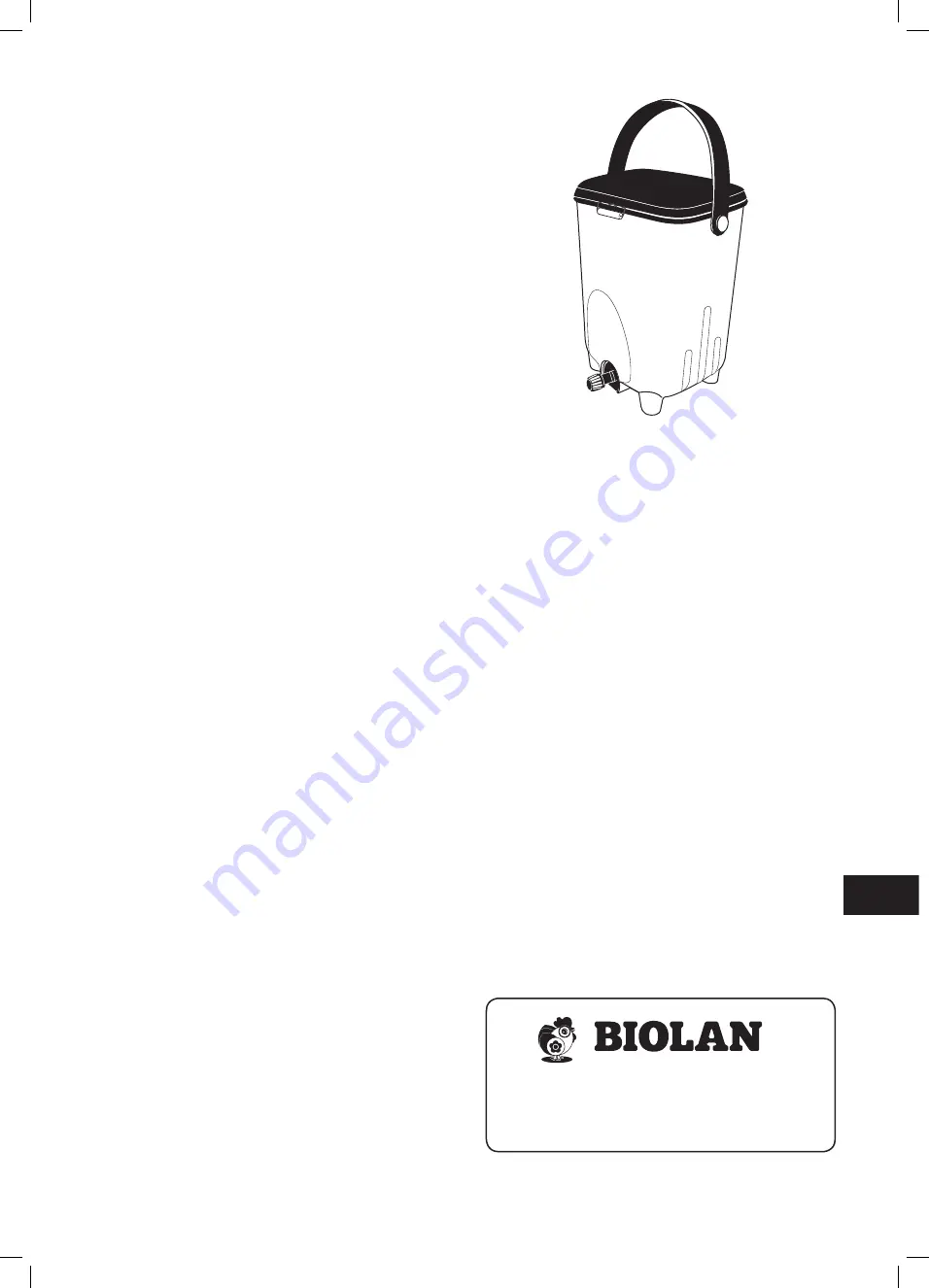 BIOLAN BOKASHI Instructions For Use Manual Download Page 11