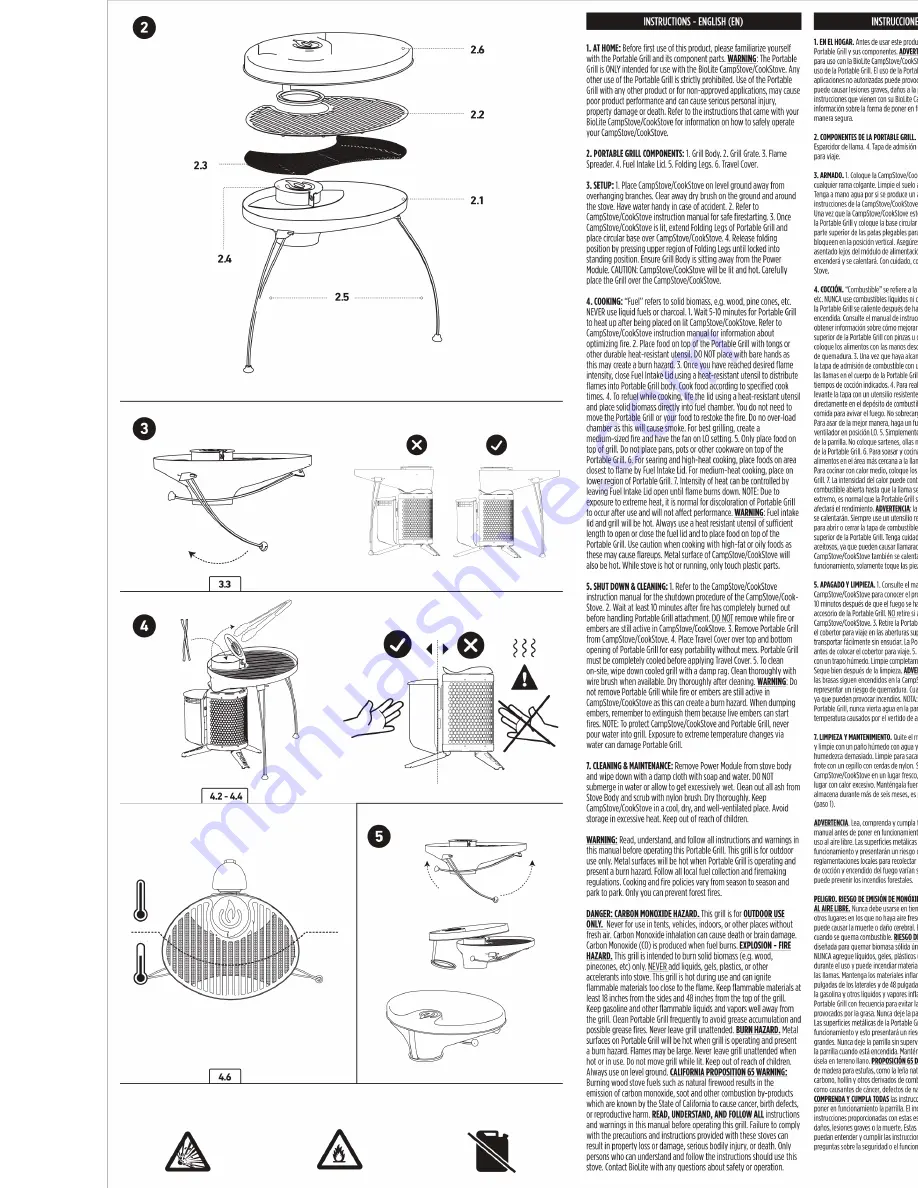 BioLite CampStove 2 Instruction Manual Download Page 3