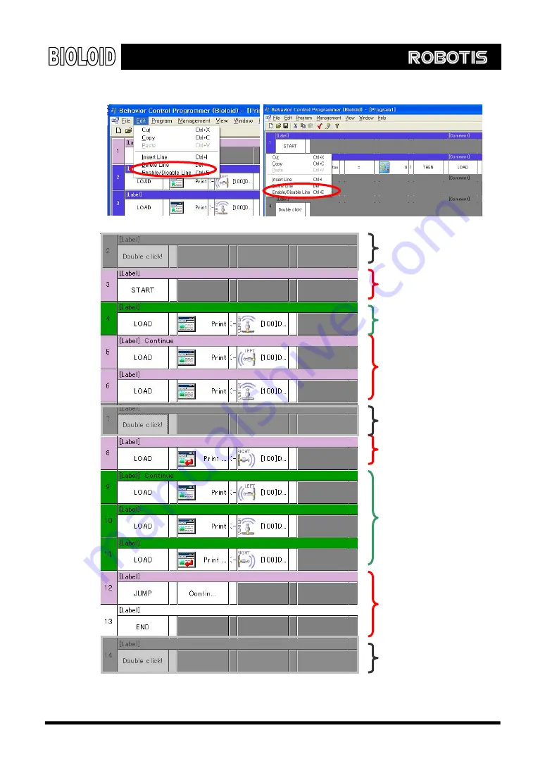 Bioloid Robotis User Manual Download Page 55