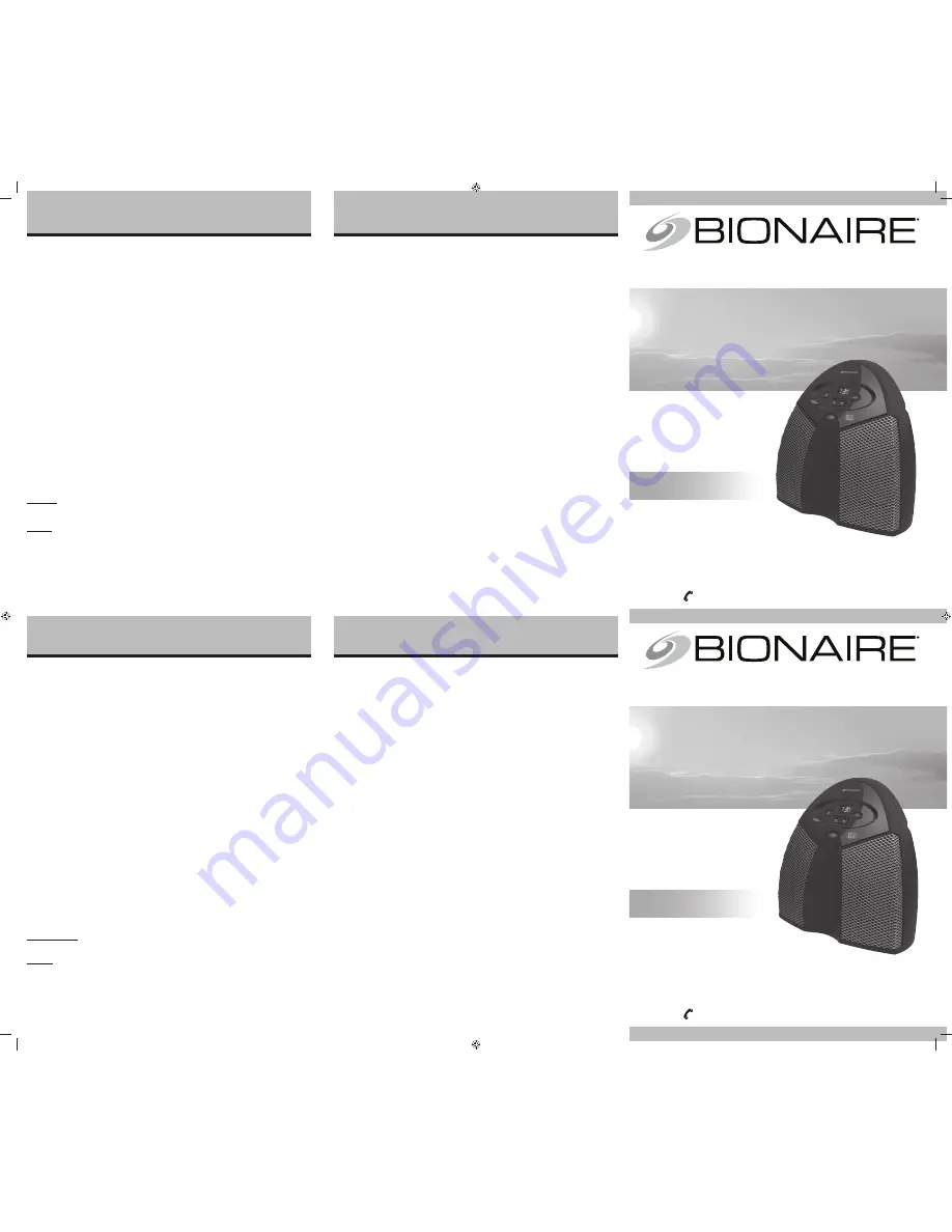 Bionaire BCH4130 Instruction Manual Download Page 1