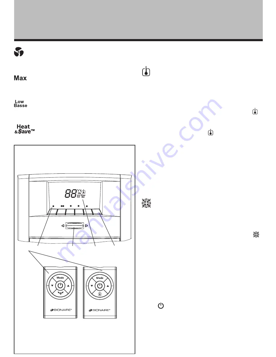 Bionaire BCH9212-CN Скачать руководство пользователя страница 5