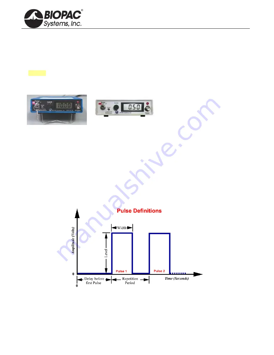 BIOPAC Systems BSLSTMA Product Sheet Download Page 1