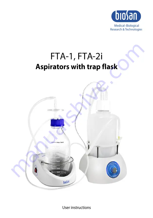 Biosan FTA-1 User Instructions Download Page 1