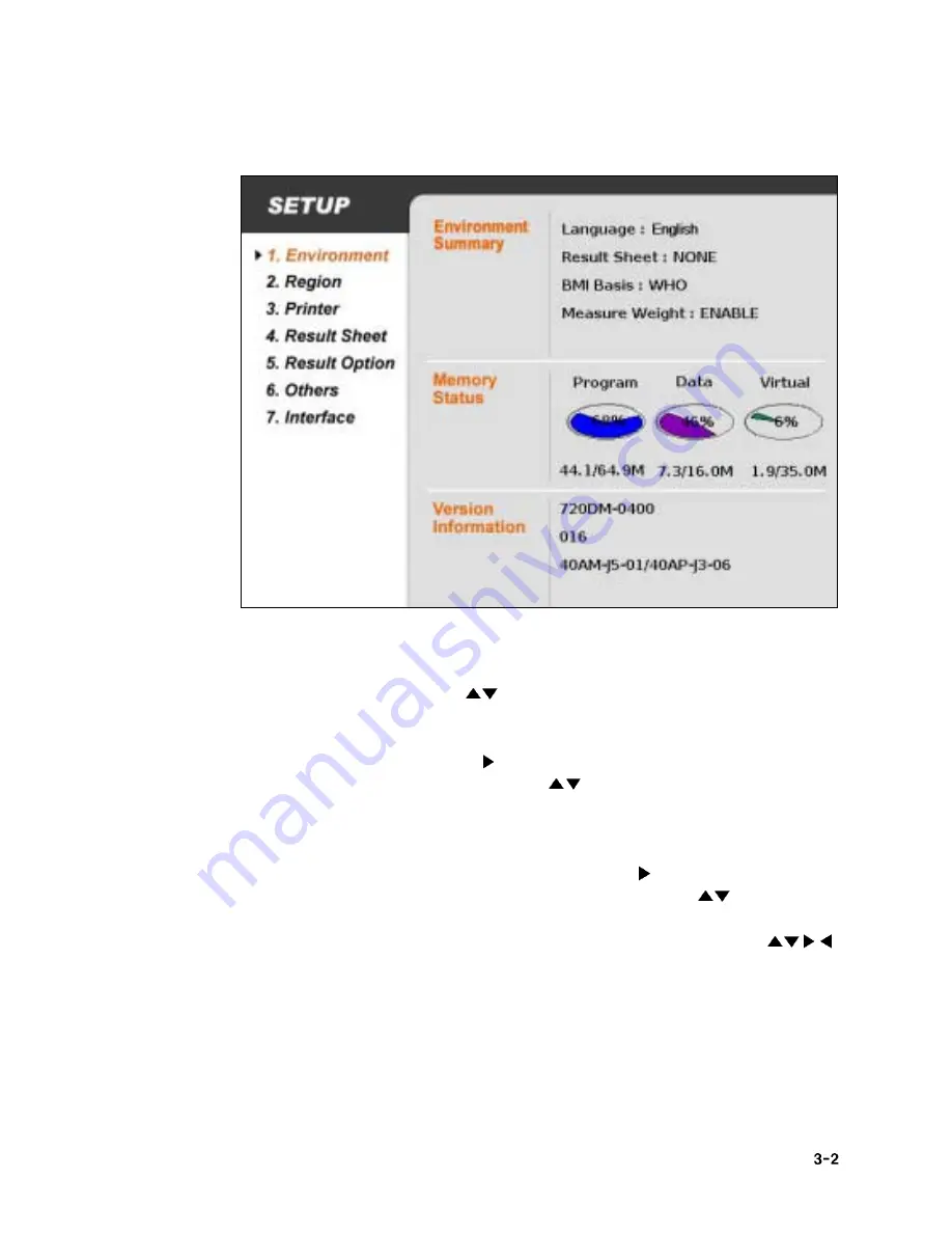 Biospace InBody 720 User Manual Download Page 45