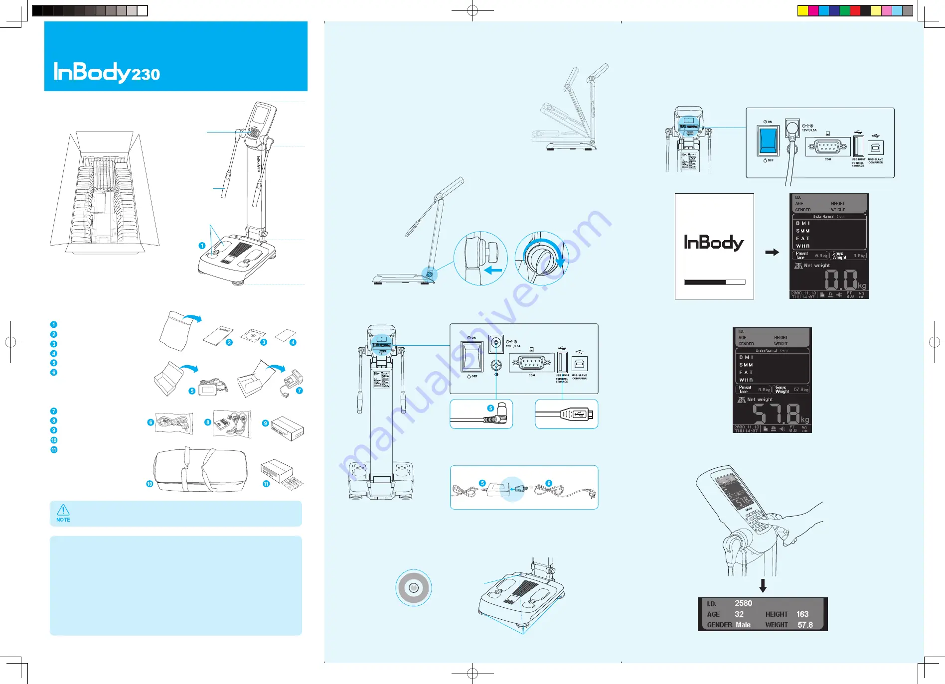 Biospace InBody230 Install Manual Download Page 1