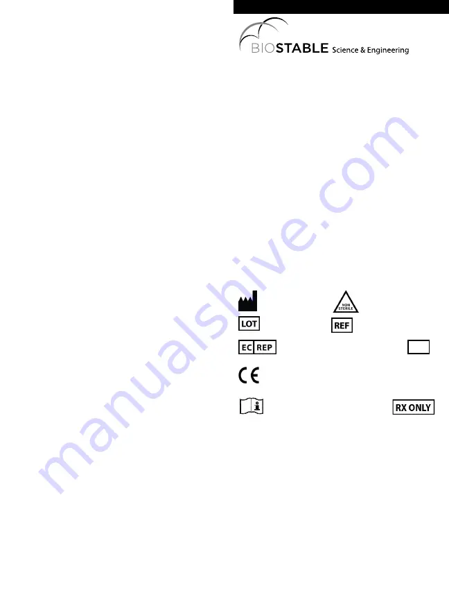 BioStable HAART 301 Скачать руководство пользователя страница 23