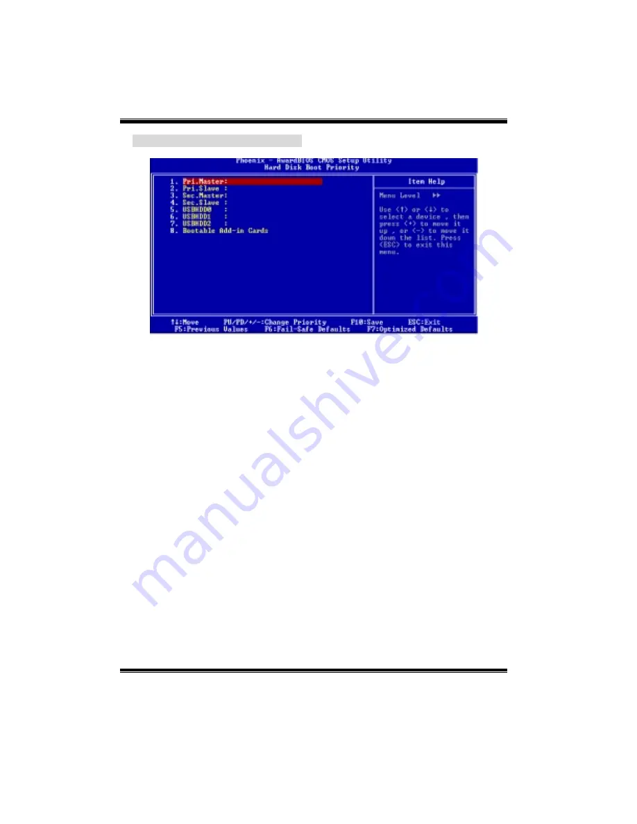 Biostar 1915P-A7 Bios Setup Manual Download Page 12