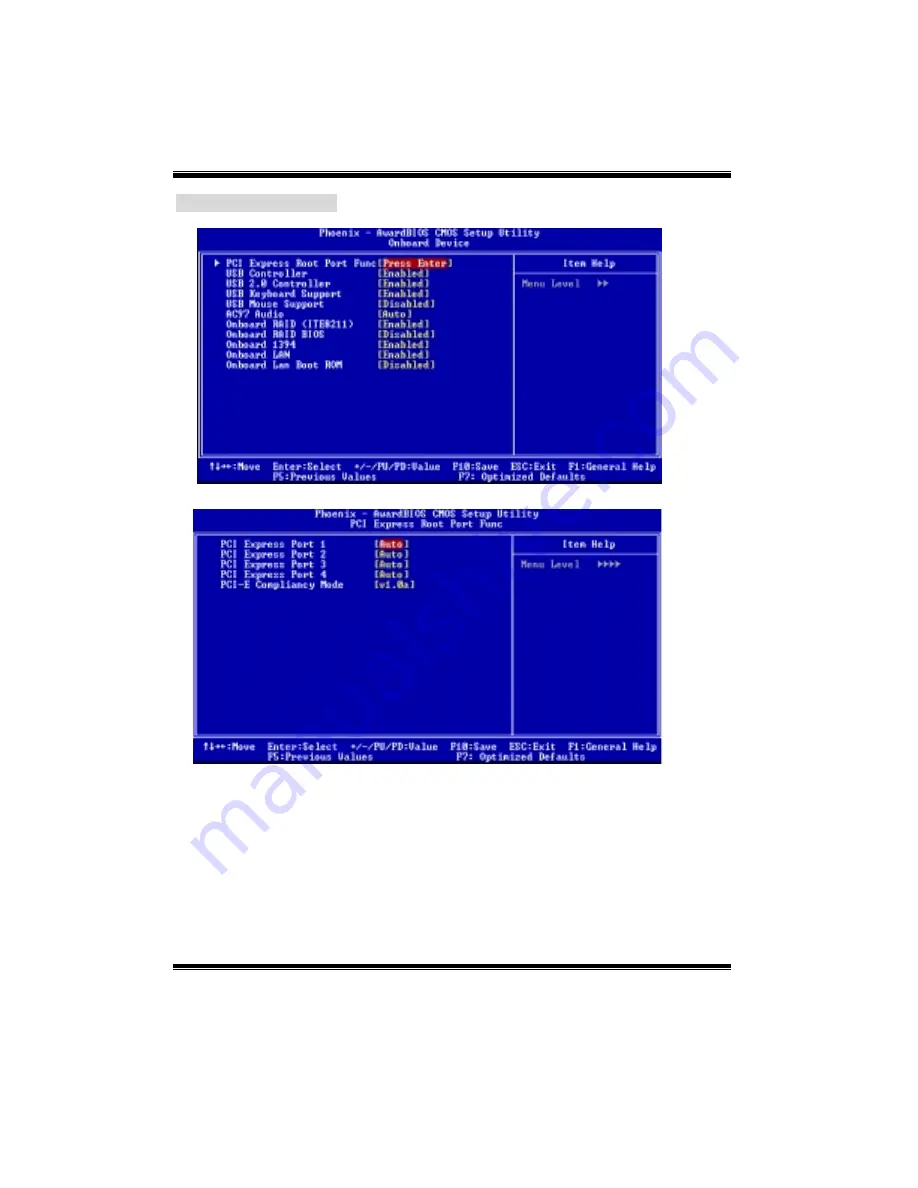 Biostar 1915P-A7 Bios Setup Manual Download Page 21