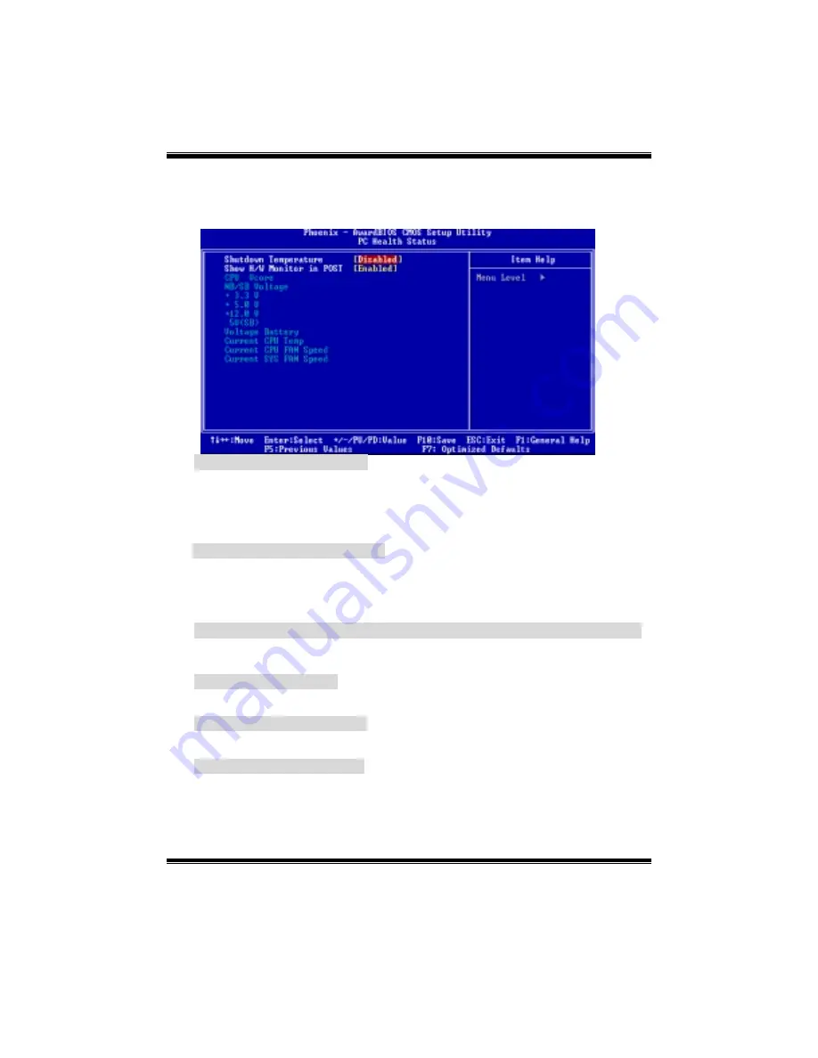 Biostar 1915P-A7 Bios Setup Manual Download Page 32