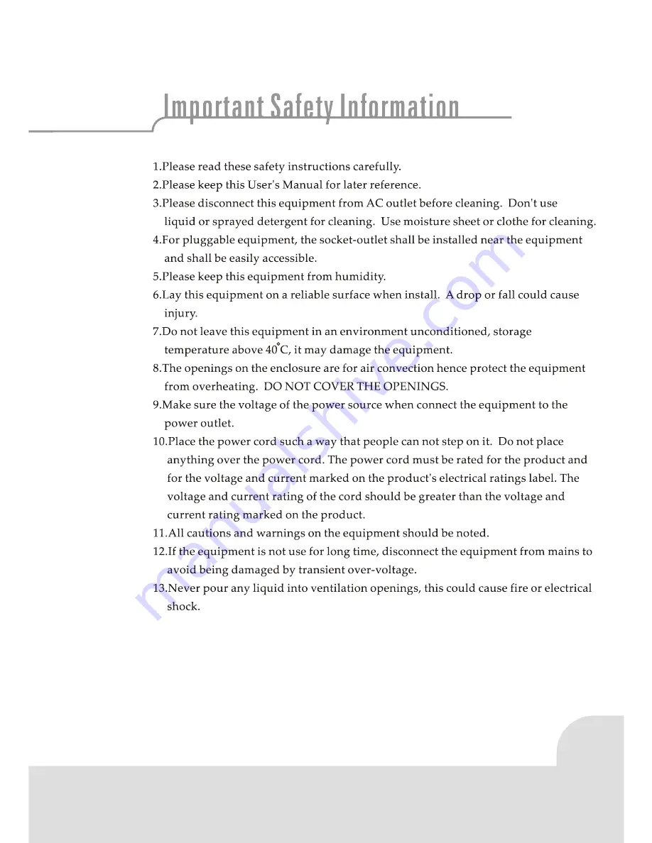 Biostar IDEQ C1 User Manual Download Page 4