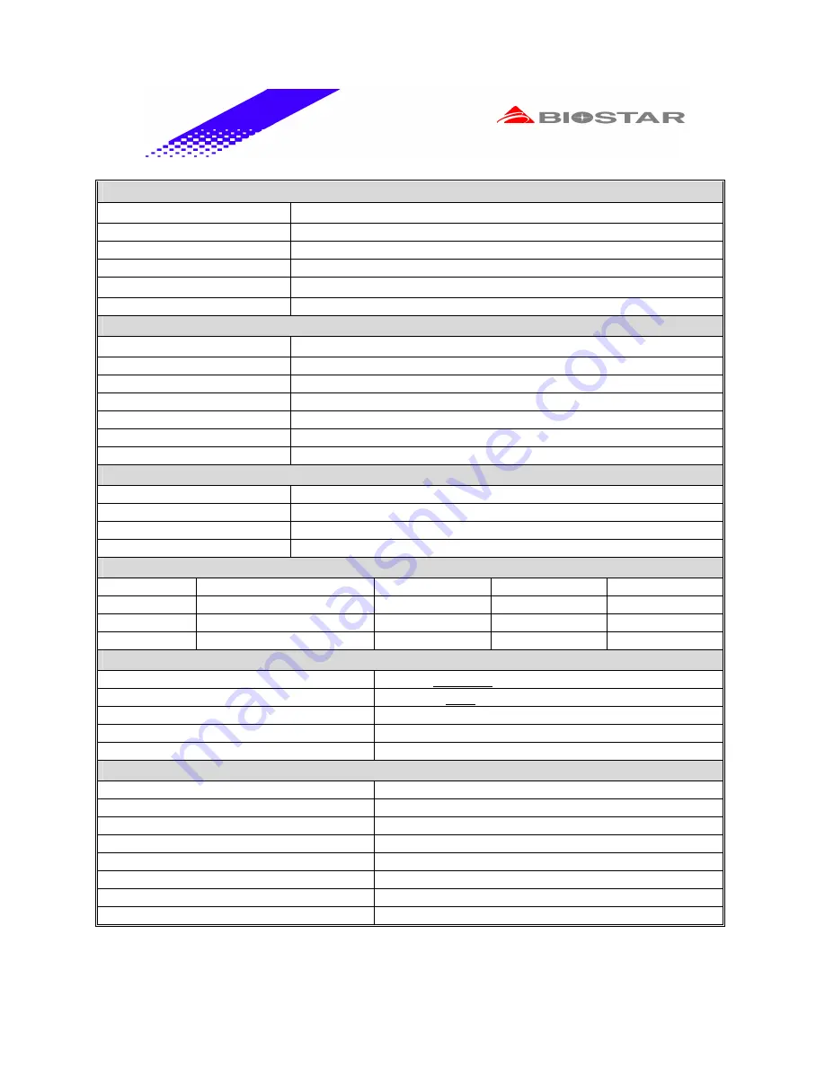 Biostar M7 VKG Engineering Validation Test Report Download Page 4