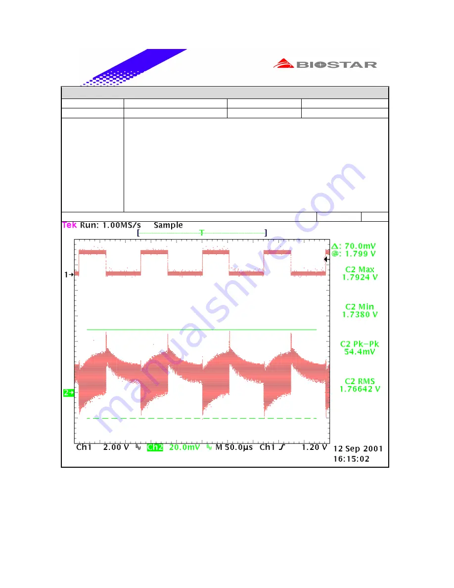 Biostar M7 VKG Engineering Validation Test Report Download Page 55