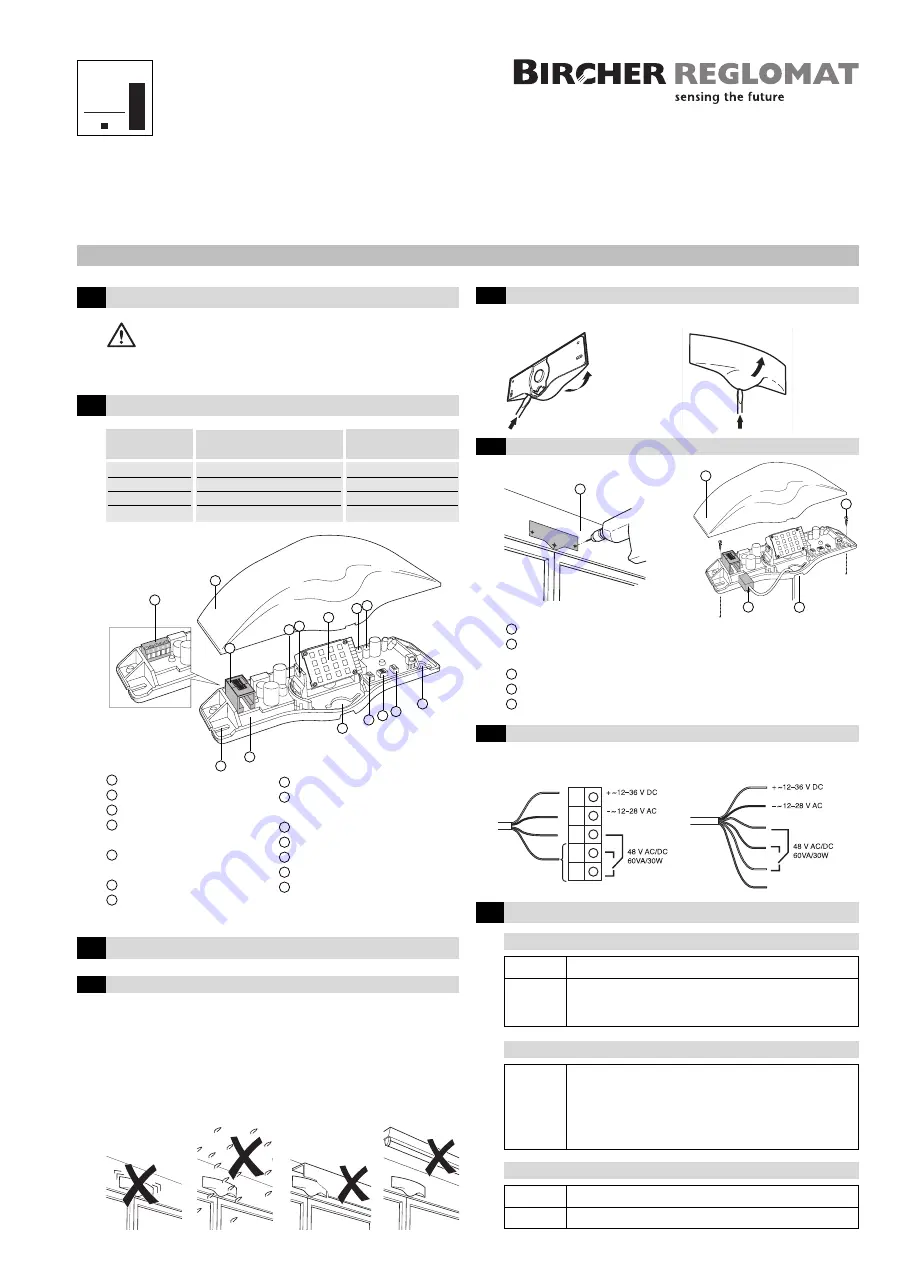 Bircher Reglomat Merkur 2 Operating Instructions Manual Download Page 5