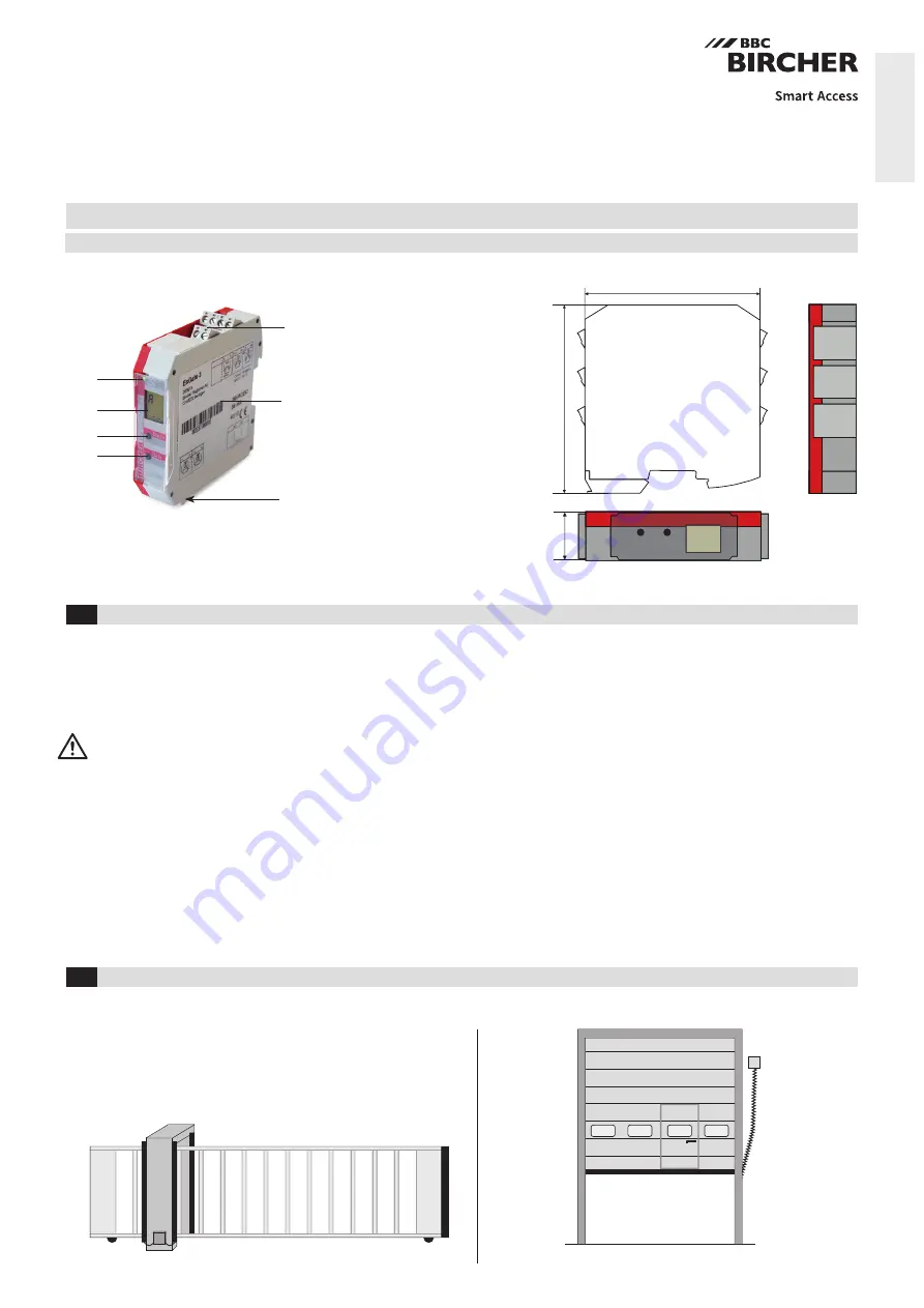 Bircher EsGate 3 Original Instructions Download Page 1