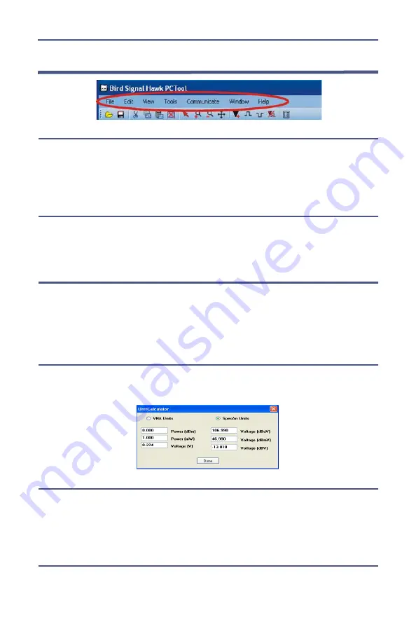 BIRD SignalHawk SH-36S-PC Operation Manual Download Page 84