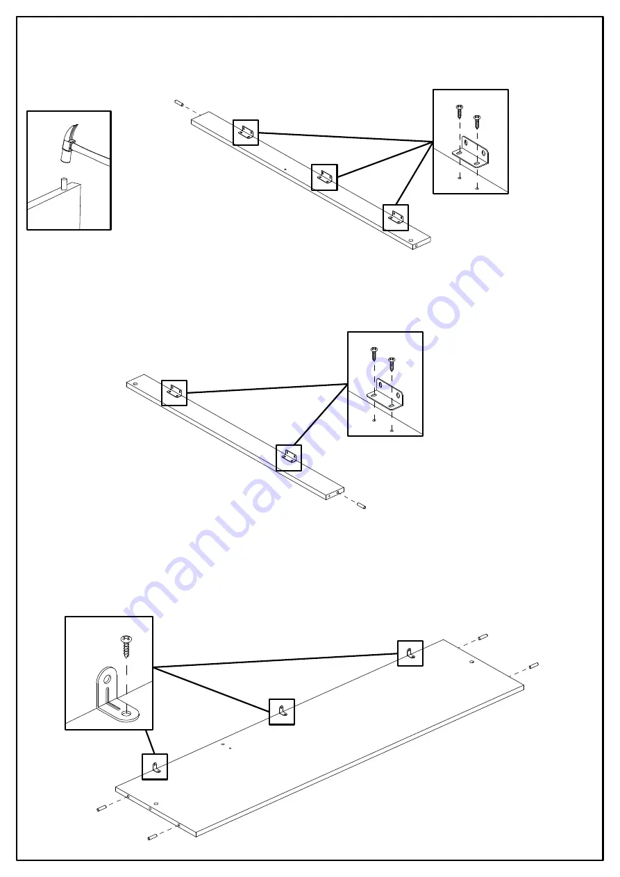 Birlea OPUS CORNER STUDY DESK Assembly Instructions Manual Download Page 6