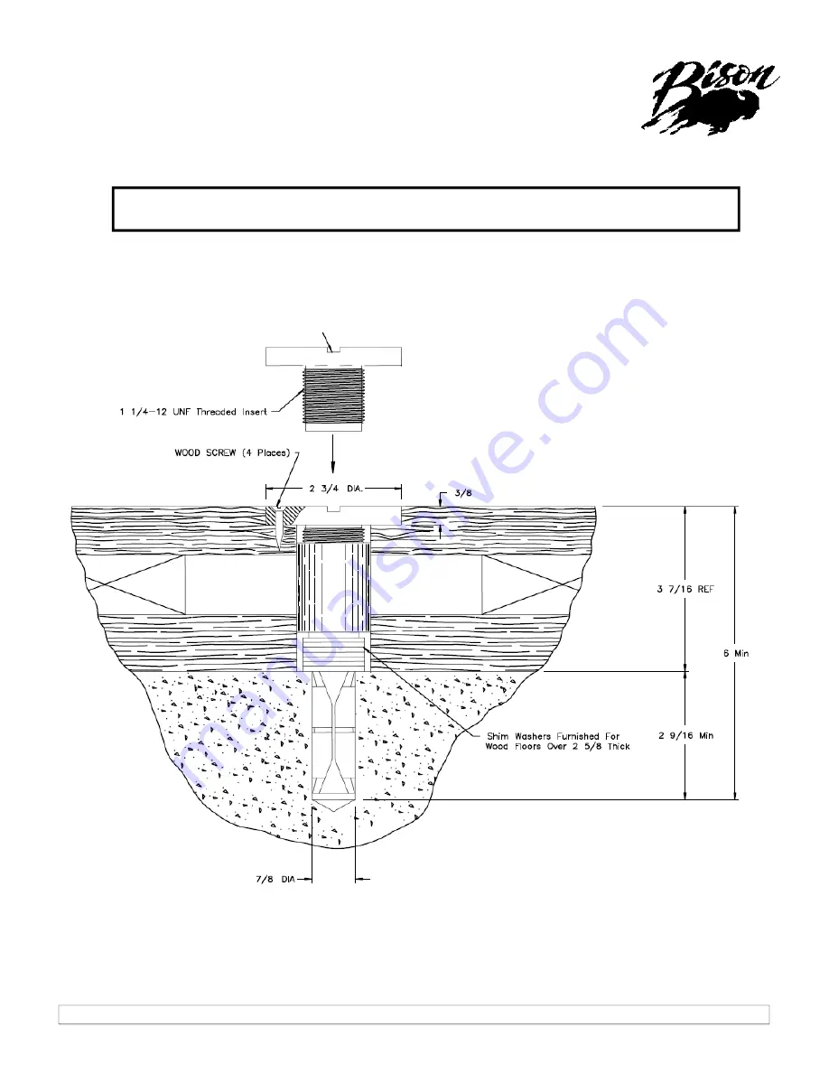 Bison VB25FL Instruction Manual Download Page 1