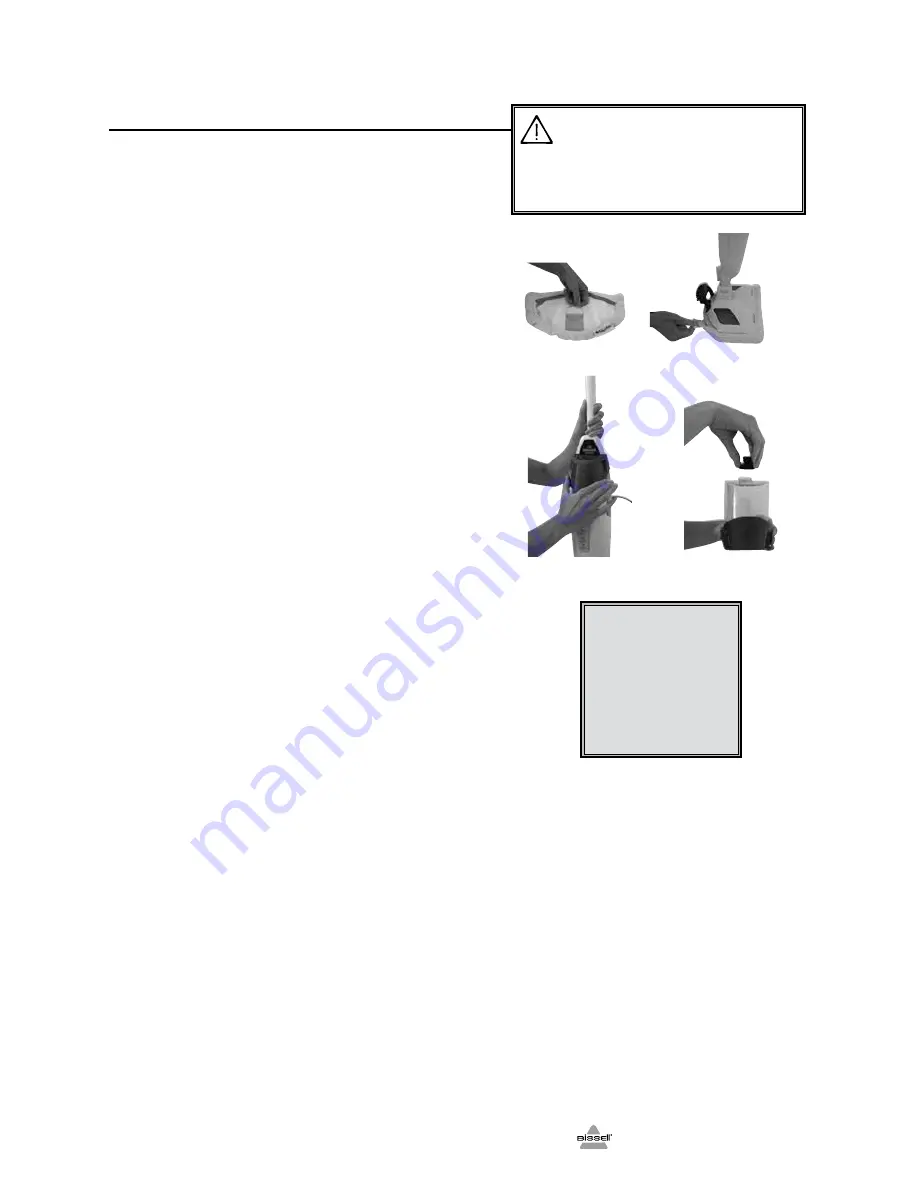 Bissell 19404 SERIES User Manual Download Page 7