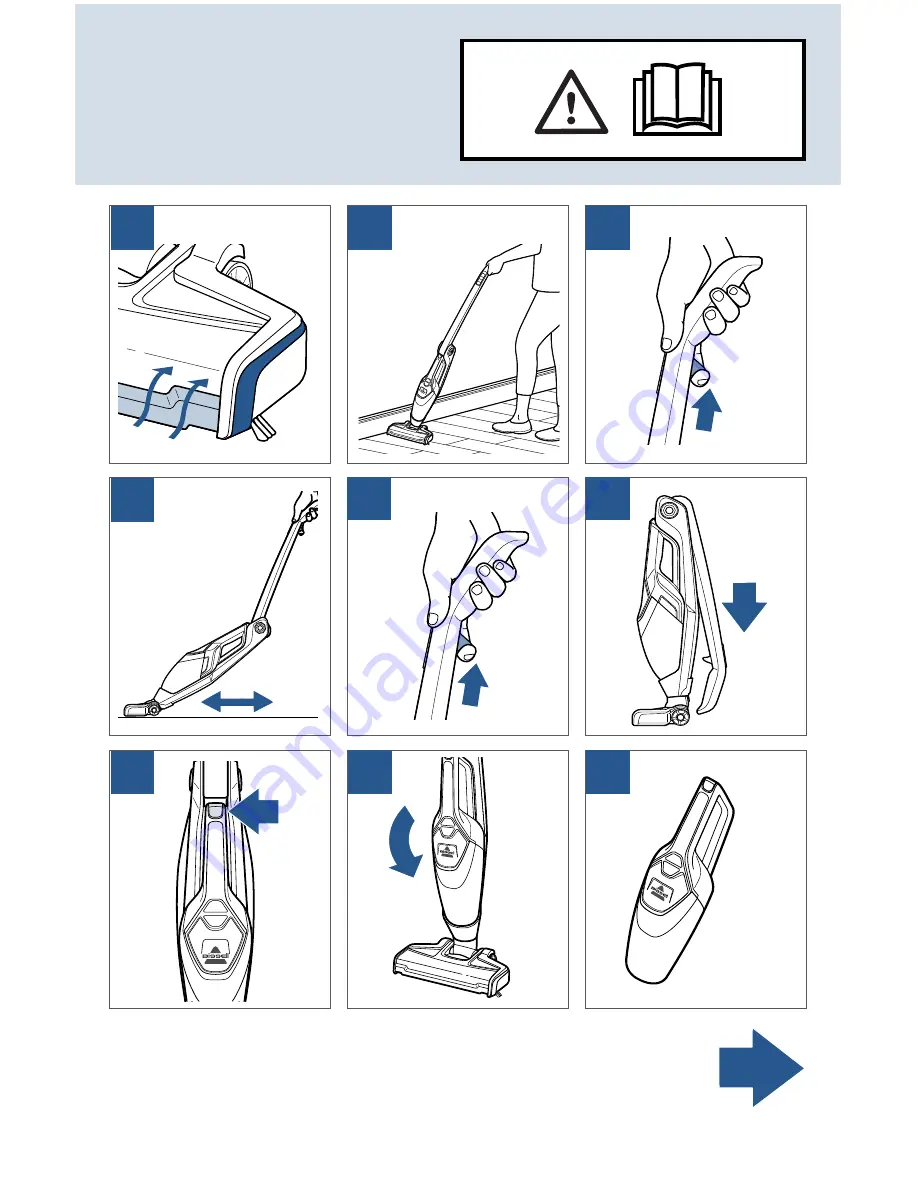Bissell 2166F Скачать руководство пользователя страница 8