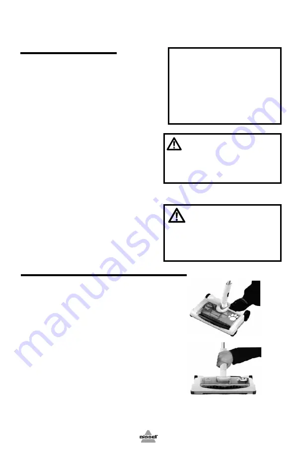 Bissell 23T6 Series User Manual Download Page 21