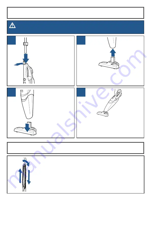 Bissell 3-IN-1 2030 Series User Manual Download Page 12