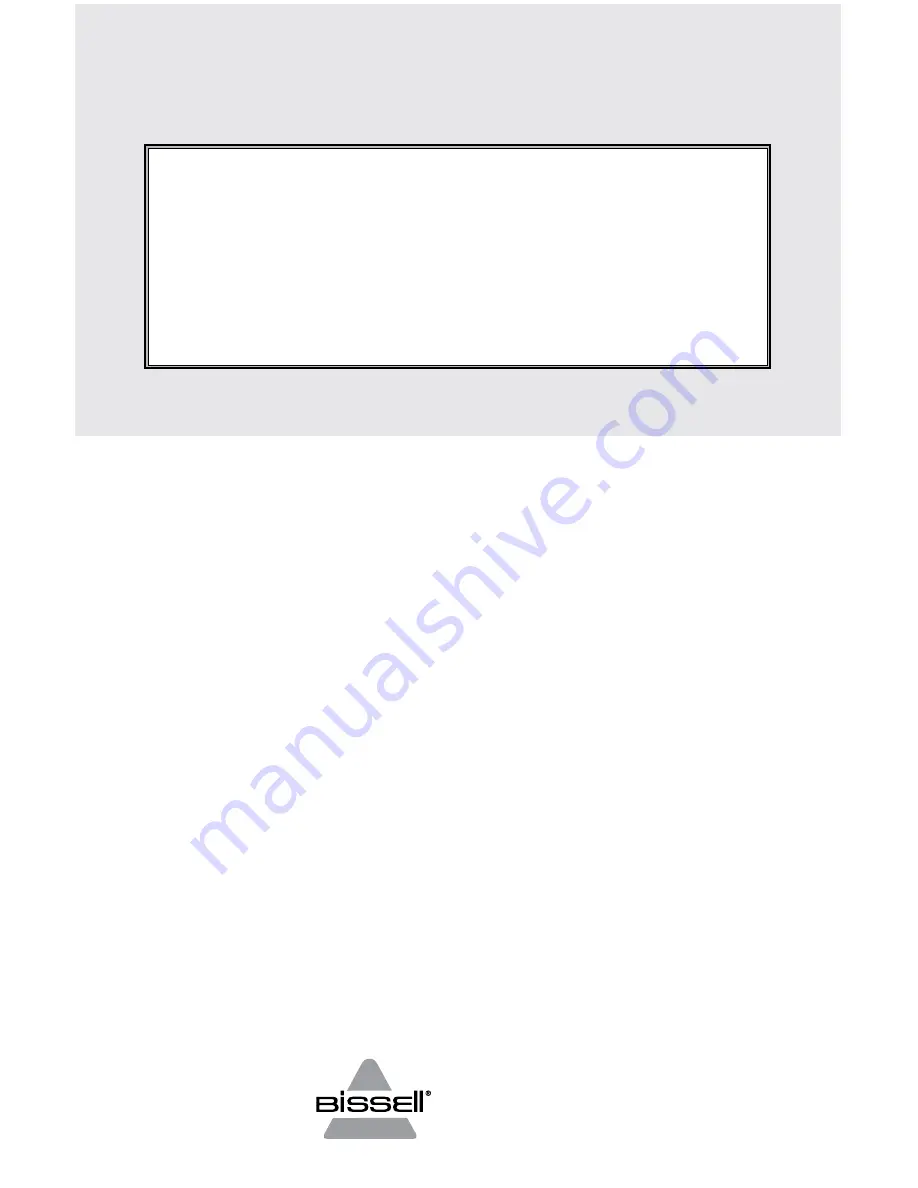 Bissell 3-IN-1 VAC 38B1/1059 SERIES User Manual Download Page 8