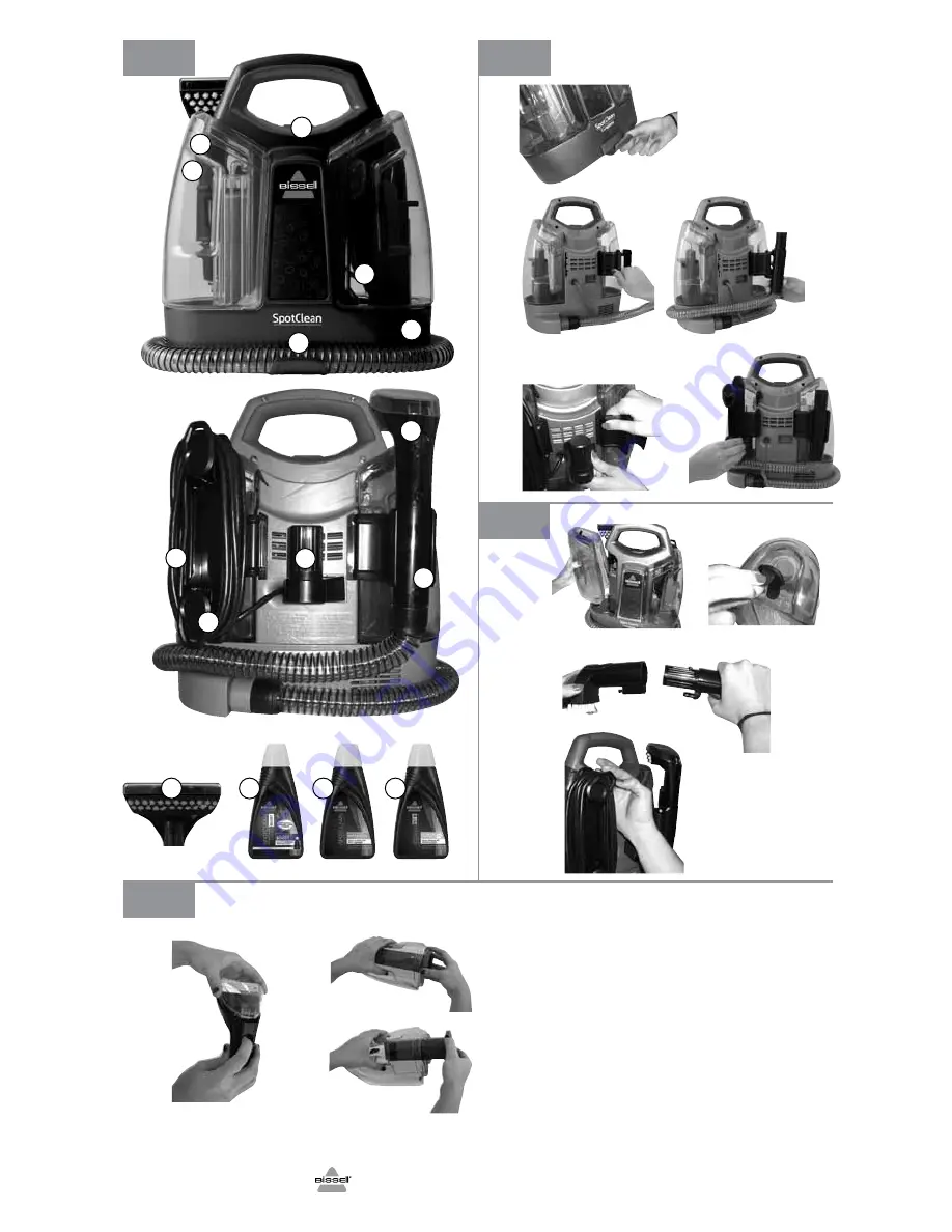 Bissell 3698 Serie User Manual Download Page 2