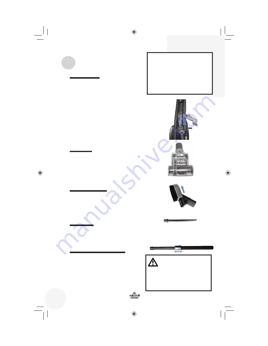 Bissell 5770 SERIES Скачать руководство пользователя страница 8