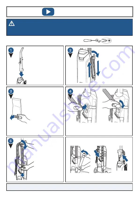 Bissell Cleanview 20191 Series User Manual Download Page 5