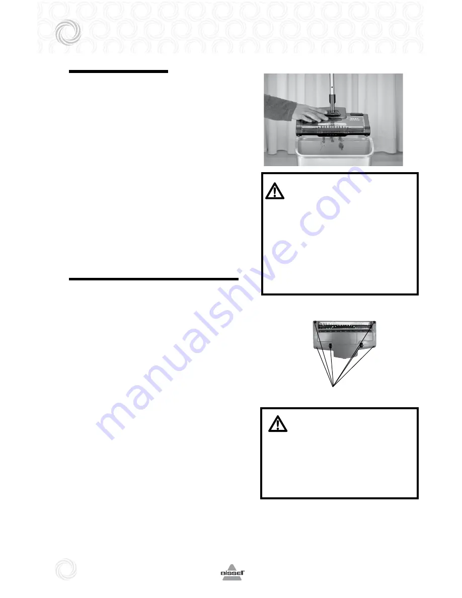 Bissell Easy Sweep 9974 Series Скачать руководство пользователя страница 6